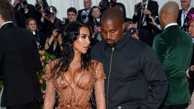 Kim Kardashian West, left, and Kanye West attend The Metropolitan Museum of Art's Costume Institute benefit gala celebrating the opening of the 